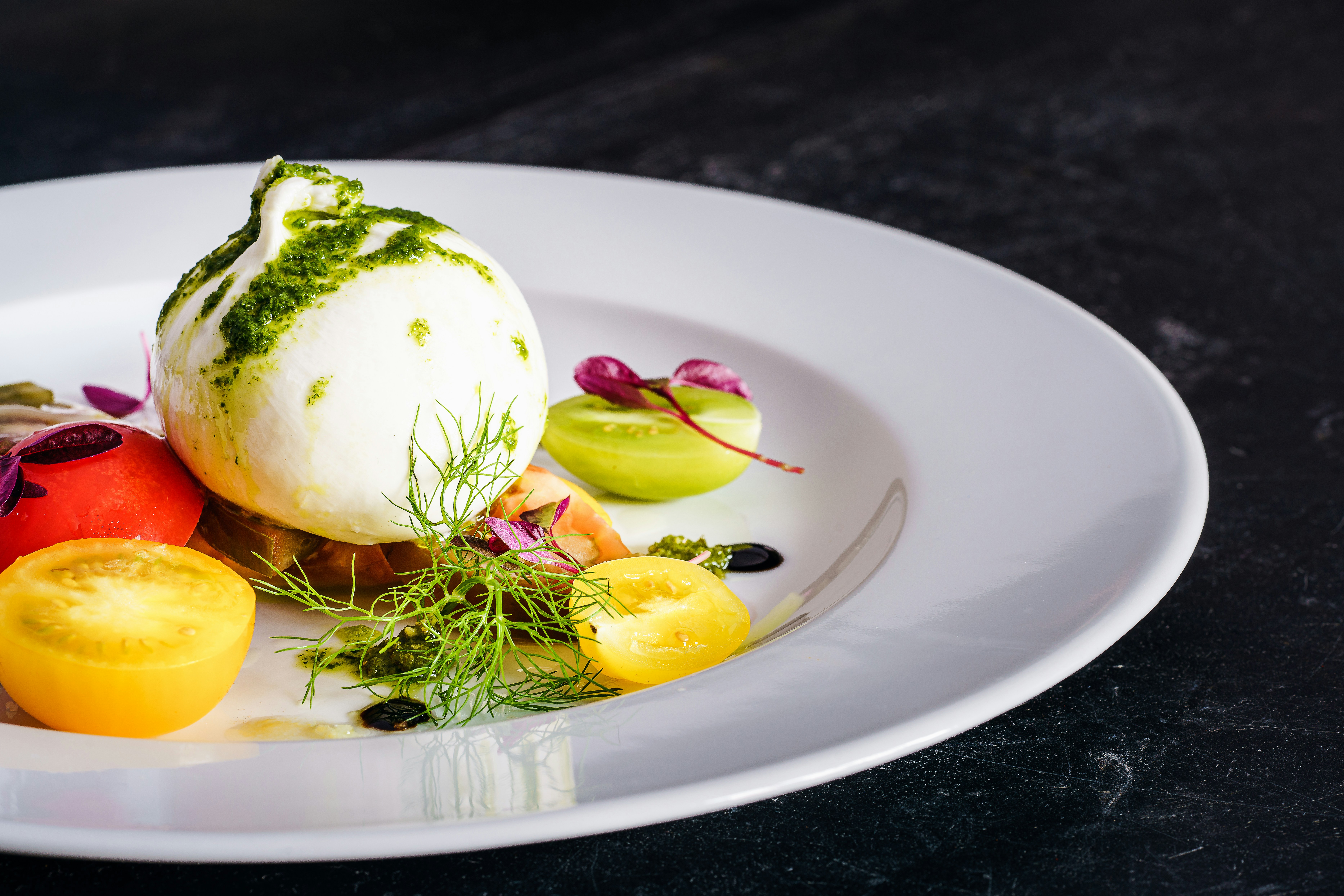 Burrata mit Tomaten